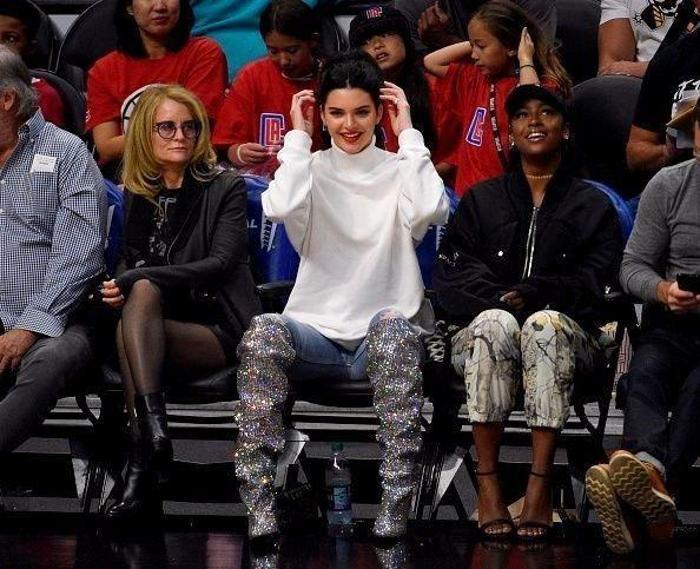 NBA maçına damga vuran ünlü isimler