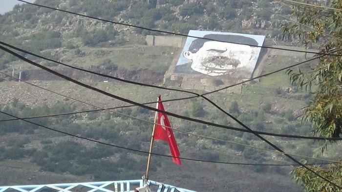 İşte Bülbül Dağından Türk bayrağı fotoğrafları