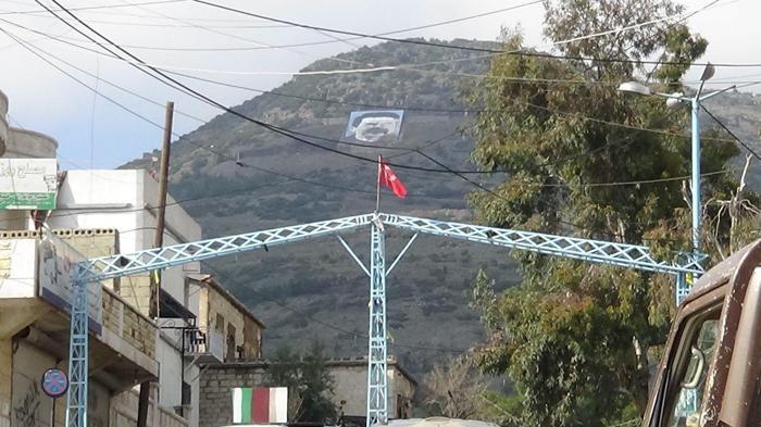 İşte Bülbül Dağından Türk bayrağı fotoğrafları