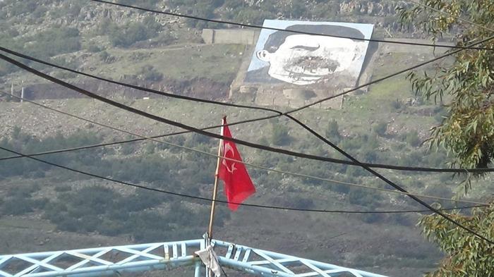 İşte Bülbül Dağından Türk bayrağı fotoğrafları