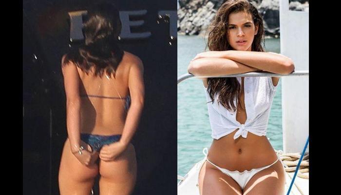 Neymarın sevgilisi Bruna Marquezine İtalyada büyüledi