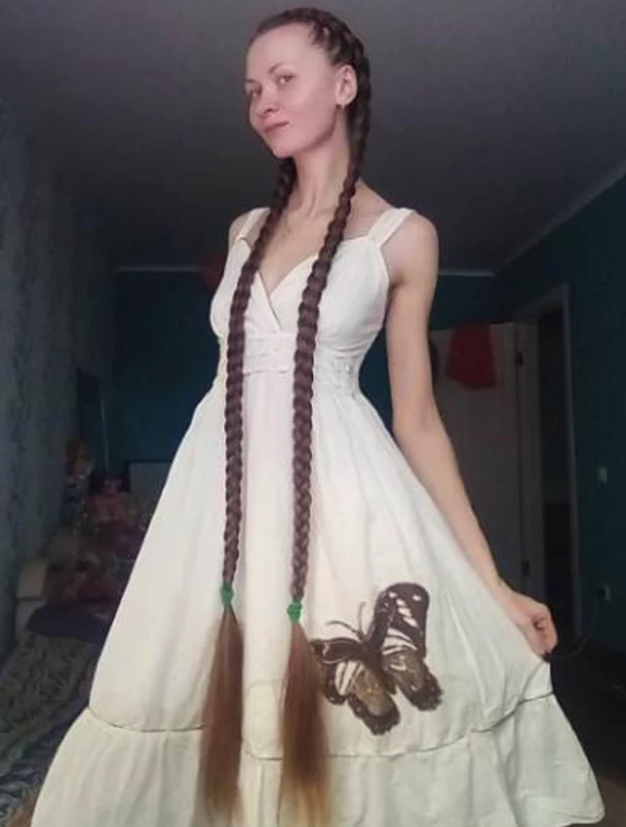 Dashik Gubonova 13 yıldır saçını kestirmiyor