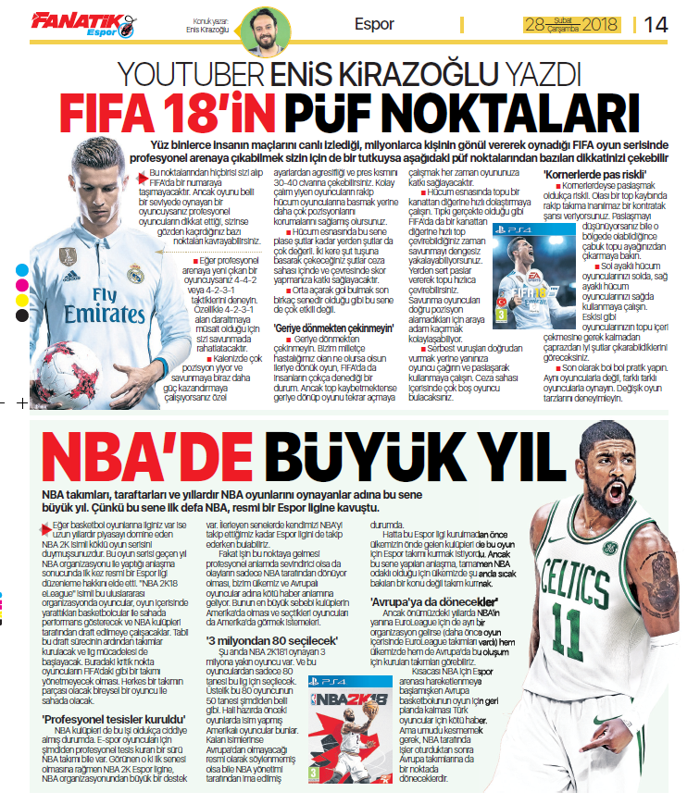 FANATİK Espor yayında