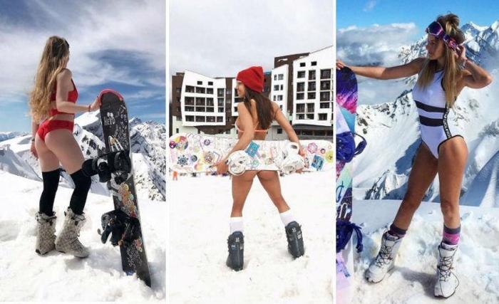 Binlerce İnsanın Mayo ve Bikini ile Kayak Yaptığı Çılgın Festival: BoogelWoogel Dağ Festivali
