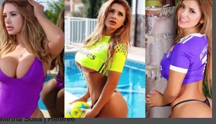 Mirtha Sosa Cristiano Ronaldonun röveşatasını soyunarak kutladı