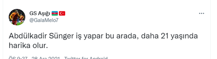 Abdülkadir Sünger, Galatasaray-Denizlispor maçına damga vurdu