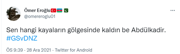 Abdülkadir Sünger, Galatasaray-Denizlispor maçına damga vurdu