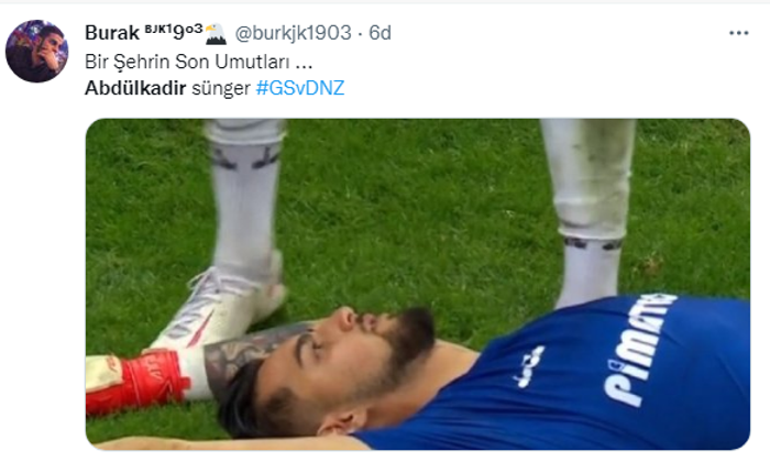 Abdülkadir Sünger, Galatasaray-Denizlispor maçına damga vurdu