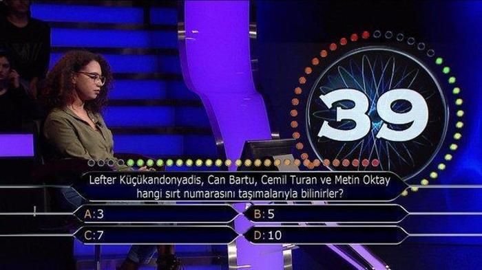 Kim Milyoner Olmak İster 797. bölüm soru ve cevapları | Spor soruları geceye damgasını vurdu