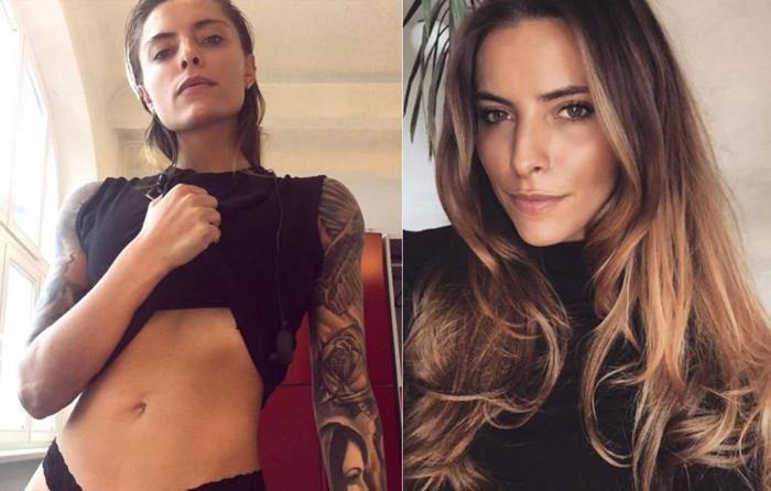 Otel aşıkları Loris Karius ve Sophia Thomalla görüntülendiklerini fark edince gizlendi