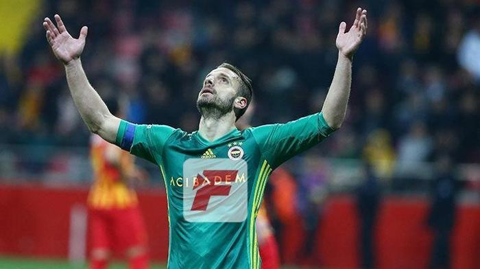 Kayserispor-Fenerbahçe maçından kareler