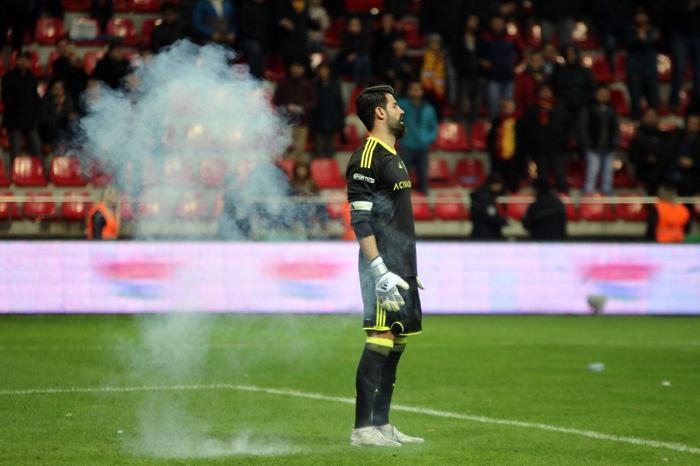 Kayserispor-Fenerbahçe maçından kareler