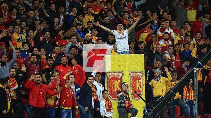 Kayserispor-Fenerbahçe maçından kareler