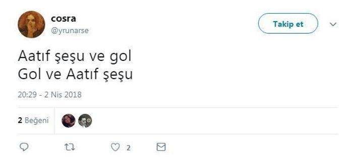Aatıfın golü sonrası sosyal medya yıkıldı