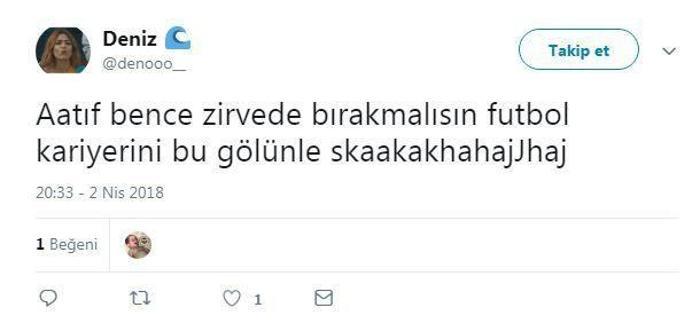 Aatıfın golü sonrası sosyal medya yıkıldı