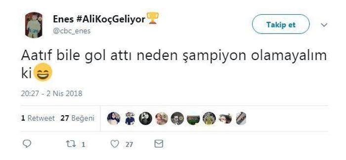 Aatıfın golü sonrası sosyal medya yıkıldı