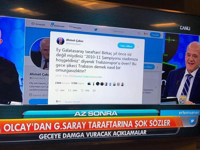 Ahmet Çakar: Galatasaray taraftarı... Siz omurgasızsınız