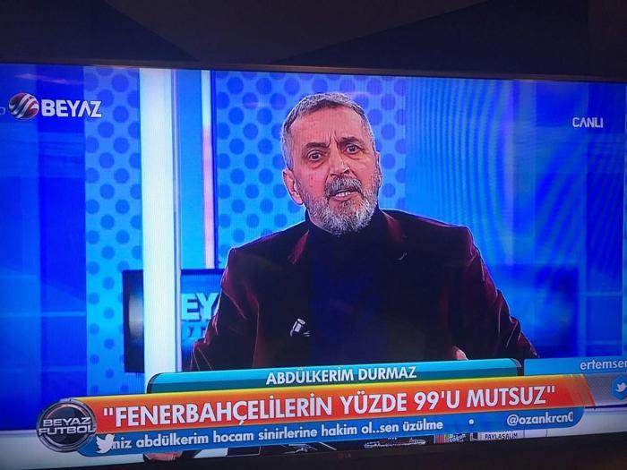 Abdülkerim Durmaz canlı yayında çılgına döndü