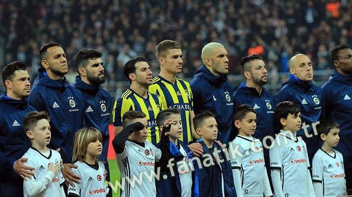 Beşiktaş-Fenerbahçe derbisinden kareler