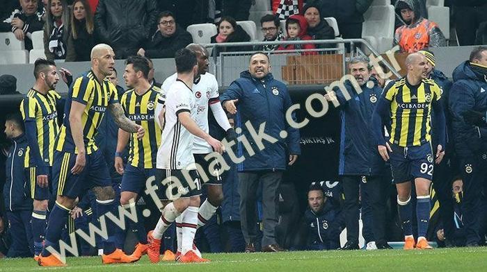 Beşiktaş-Fenerbahçe derbisinden kareler