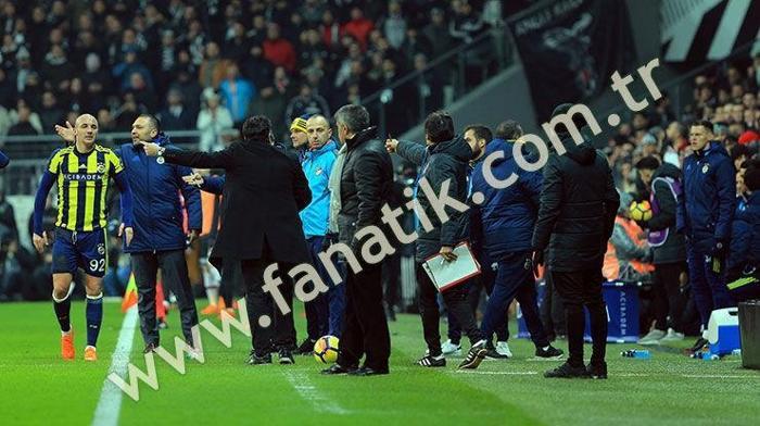 Beşiktaş-Fenerbahçe derbisinden kareler