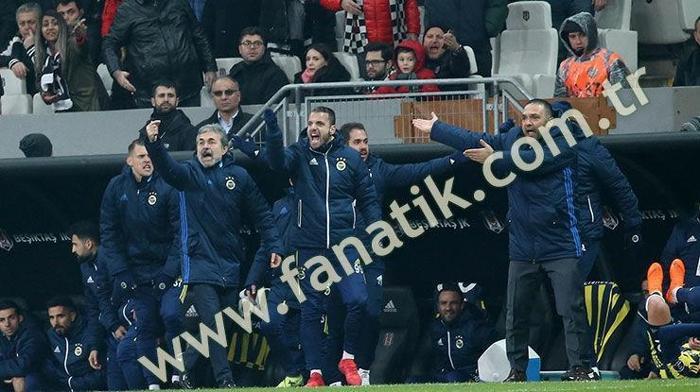 Beşiktaş-Fenerbahçe derbisinden kareler