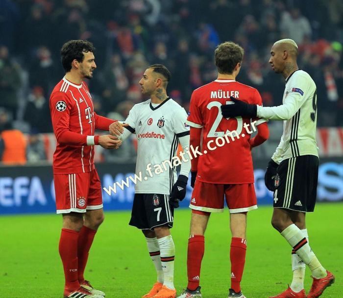 Maç bitti Bayern Münihli oyuncular Quaresmaya koştu