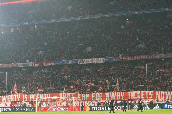 Bayern Münih-Beşiktaş maçından kareler