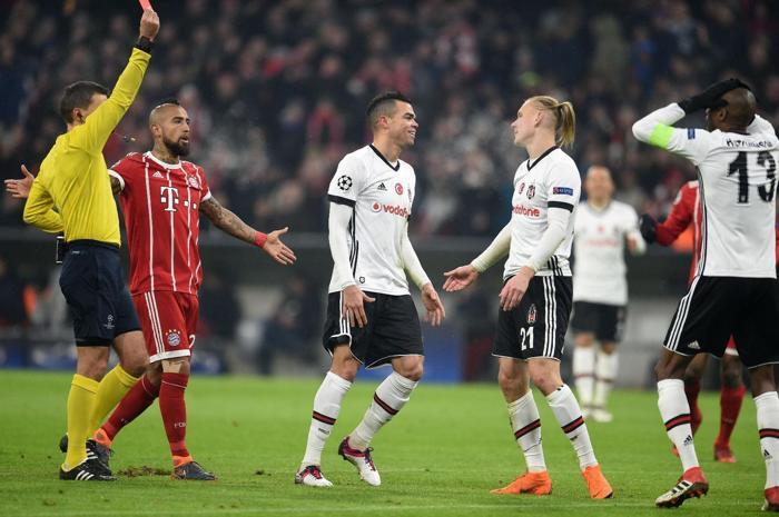 Bayern Münih-Beşiktaş maçından kareler