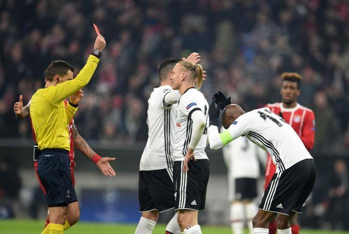 Bayern Münih-Beşiktaş maçından kareler