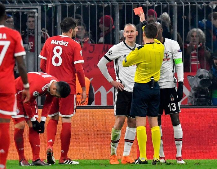 Bayern Münih-Beşiktaş maçından kareler