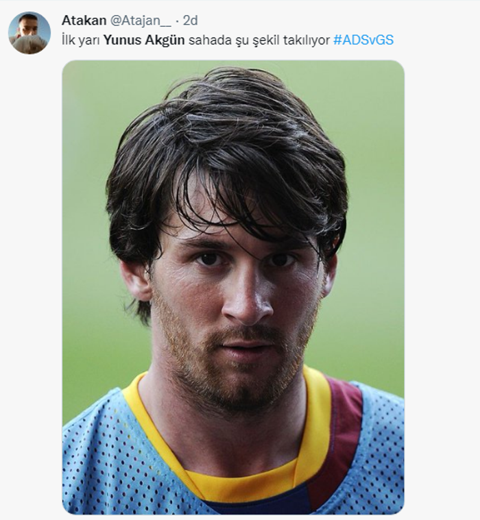 Adana Demirspor - Galatasaray maçında Yunus Akgün fırtınası
