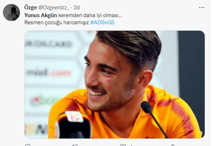 Adana Demirspor - Galatasaray maçında Yunus Akgün fırtınası