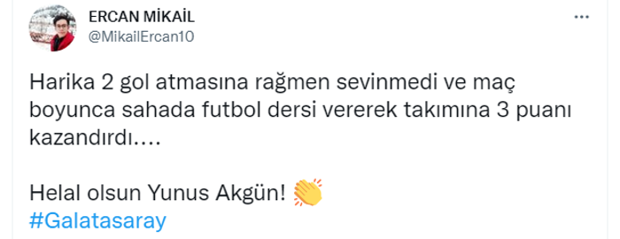 Adana Demirspor - Galatasaray maçında Yunus Akgün fırtınası
