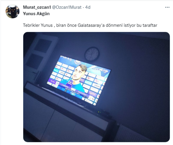Adana Demirspor - Galatasaray maçında Yunus Akgün fırtınası