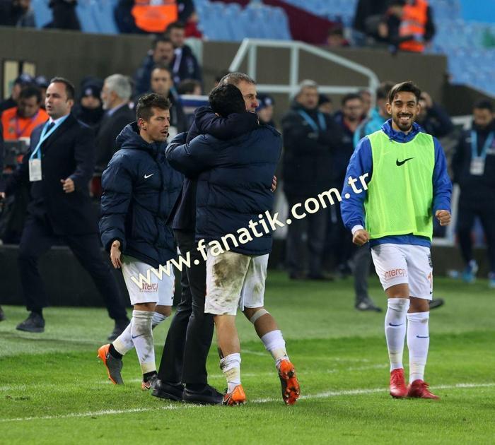 Trabzonspor-Başakşehir maçından kareler