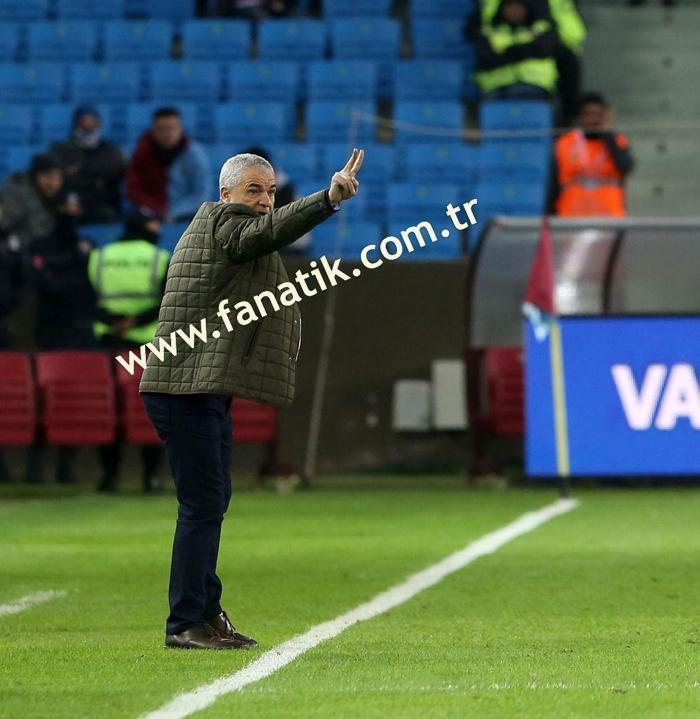 Trabzonspor-Başakşehir maçından kareler