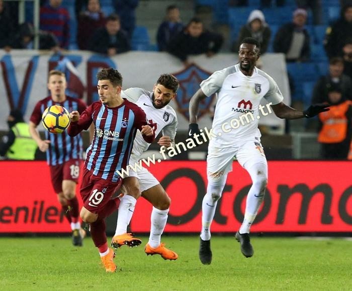 Trabzonspor-Başakşehir maçından kareler