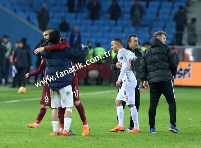 Trabzonspor-Başakşehir maçından kareler