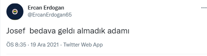 Kadıköyde Josef fırtınası Fenerbahçe taraftarı çıldırdı, Beşiktaş taraftarı mest oldu