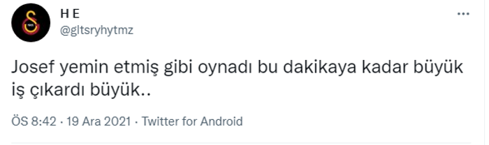 Kadıköyde Josef fırtınası Fenerbahçe taraftarı çıldırdı, Beşiktaş taraftarı mest oldu