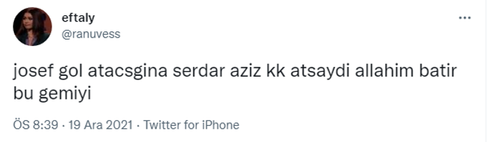 Kadıköyde Josef fırtınası Fenerbahçe taraftarı çıldırdı, Beşiktaş taraftarı mest oldu
