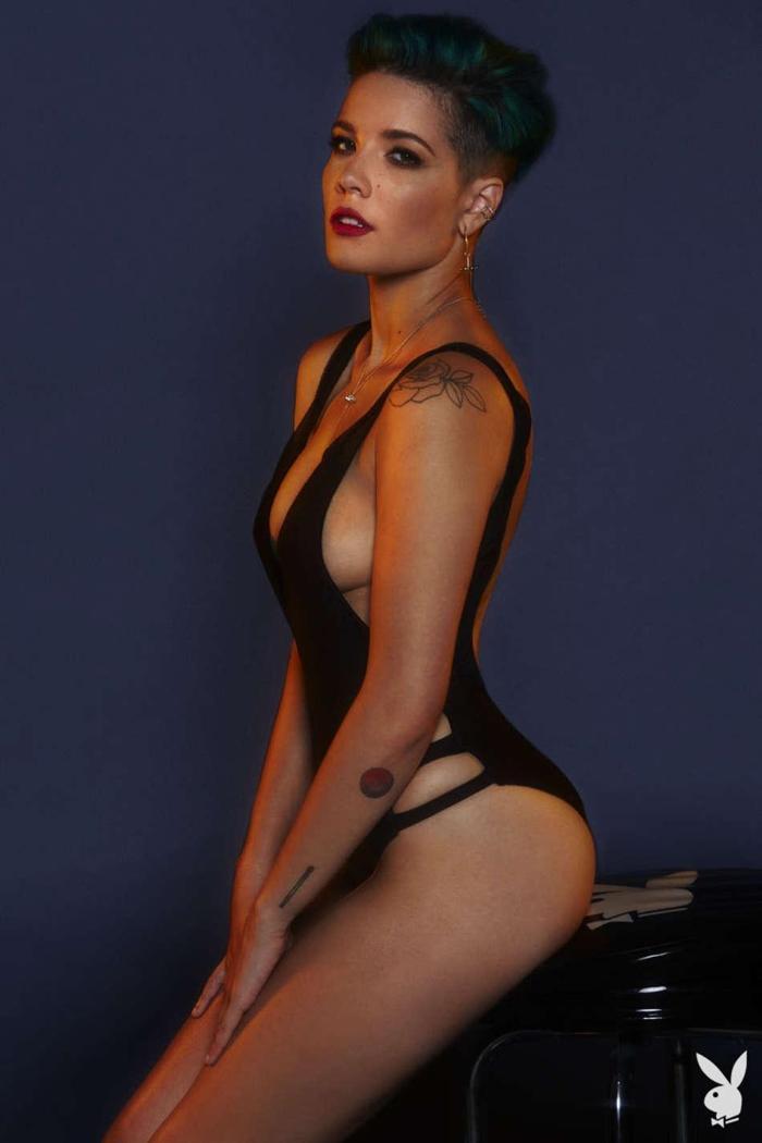 Halsey NBA maçında