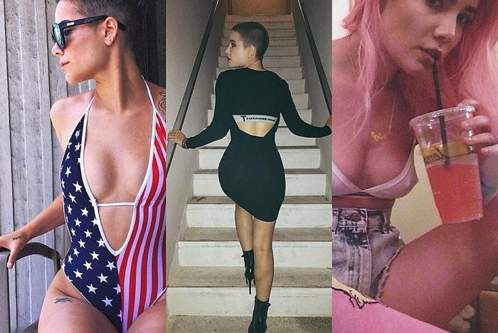 Halsey NBA maçında