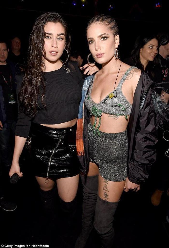 Halsey NBA maçında