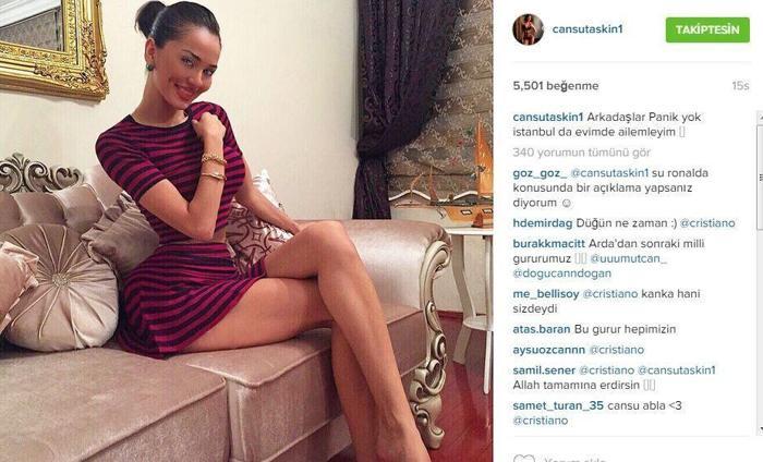 Ronaldonun gözdesi Cansu Taşkın Çin yolcusu