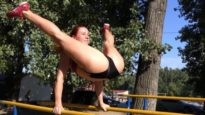 Ukraynada yeni akım: Parkta spor