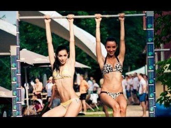 Ukraynada yeni akım: Parkta spor