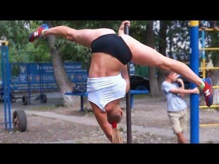 Ukraynada yeni akım: Parkta spor