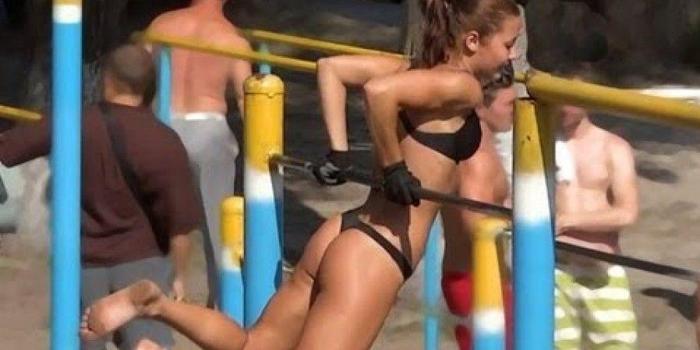 Ukraynada yeni akım: Parkta spor